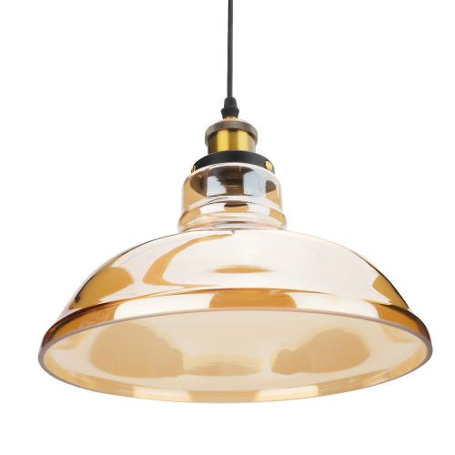 Plafonnier Led À Abat-Jour En Verre De Style Industriel Vintage Simple