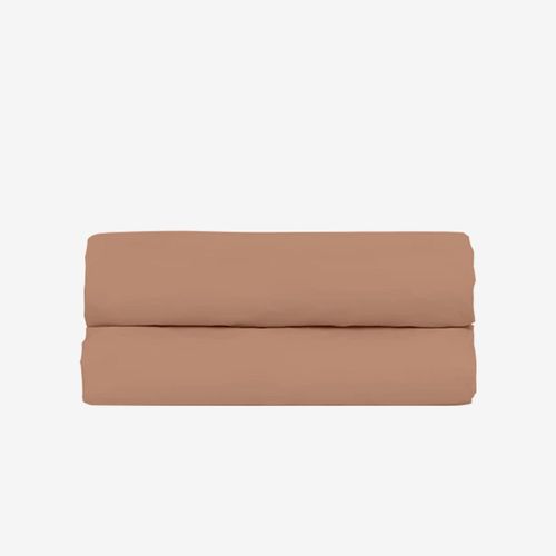 Drap Housse 140x190cm - Terra Cotta - 100% percale de coton - Morphea