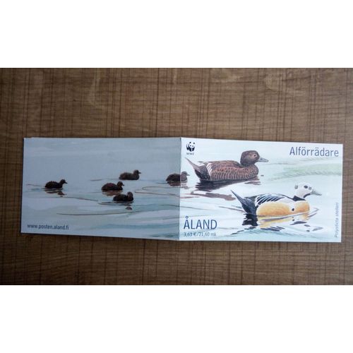 Aland Finlande 2001 - Carnet De 8 Timbres De Canards Neuf
