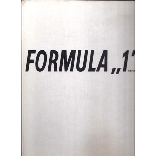 Formula 1 Revue 1971 Relié  Edition 1972