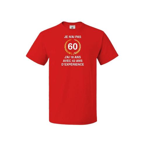 Mygoodprice T-Shirt col Rond Anniversaire Happy Birthday 70 Ans