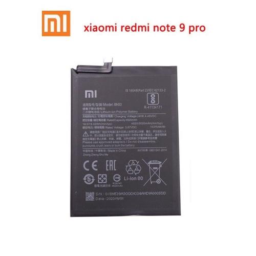 Batterie Xiaomi Bn 53 - Xiaomi Redmi Note 9 Pro