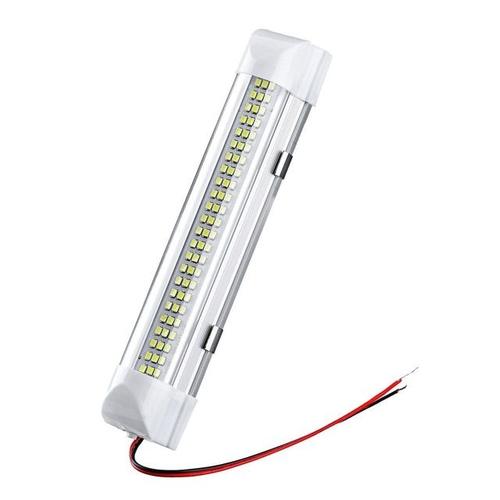 1pcs 2 Pièces 12v 24v 72 Barre De Led Voiture Lumière Intérieure Lampe Bande Barre Lumineuse Interrupteur Marche/Arrêt Pour Van Camion Camion Camping Car Caravane Camping Bateau