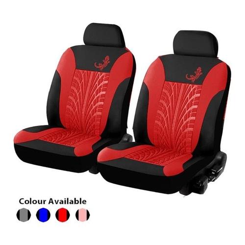 2pcs Red 1 + 2 Housses De Siège Housse De Siège De Voiture Pour Transporter Pour Ford Transit Van Camion Camion Pour Renault Pour Peugeot Pour Opel Vivaro