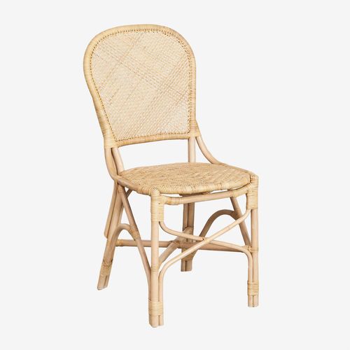 Pack De 4 Chaises De Salle À Manger En Rotin Zariel Naturel