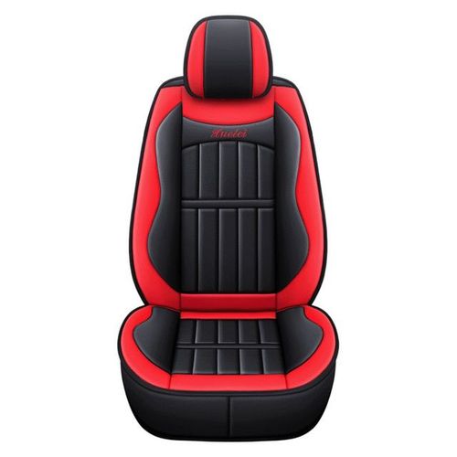 1pcs Red Siège Auto En Cuir Synthétique Polyuréthane Housse Coussin Pour Bmw F10 E46 G30 Pour Ford Golf 4 Pour Vw/Passat B5 B8 Golf 5 Pour Peugeot 206 307 407 308