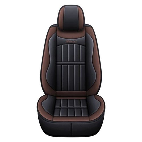 1pcs Brown Siège Auto En Cuir Synthétique Polyuréthane Housse Coussin Pour Bmw F10 E46 G30 Pour Ford Golf 4 Pour Vw/Passat B5 B8 Golf 5 Pour Peugeot 206 307 407 308