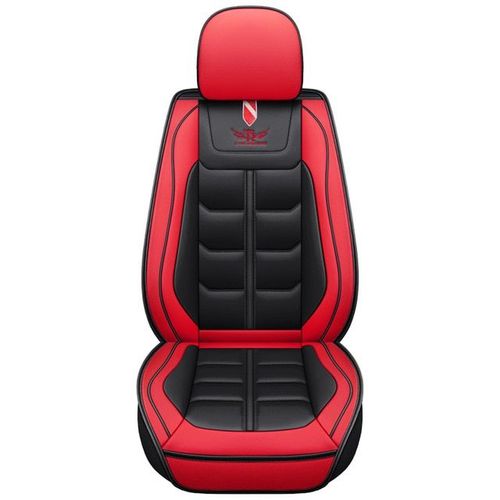 1pcs Red Siège Auto En Cuir Synthétique Polyuréthane Housse Coussin Pour Bmw F10 E46 G30 Pour Ford Golf 4 Pour Vw/Passat B5 B8 Golf 5 Pour Peugeot 206 307 407 308