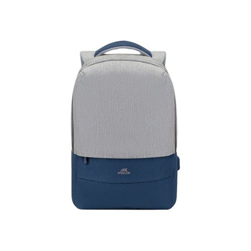 Riva Case 75 series 7562 - Sac à dos pour ordinateur portable - 15.6" - gris, bleu foncé