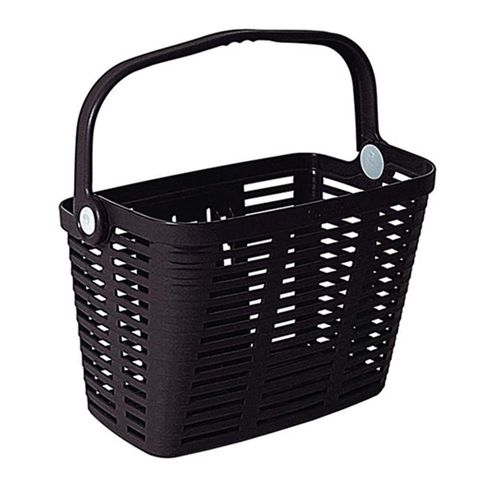 Panier Plastique Noir Avec Fixation Plaza