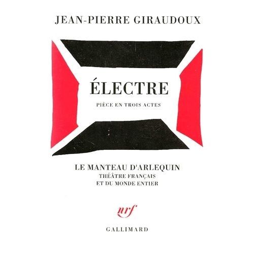 Electre - Pièce En Trois Actes