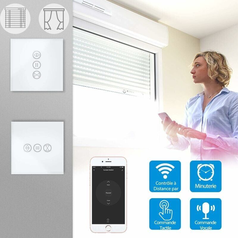 Interrupteur Volet Roulant Connecte, Interrupteur Volet Roul... - 2