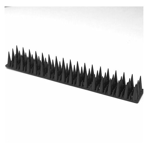 Pics Anti Pigeon en Plastique, Pique Anti Pigeons pour Balcon, Pic Anti Oiseaux Installer Cloturesappuis de Fenetre, Empechent Pigeons, Corbeaux, Chats de Un Atterrissage(15PCS) (Noir) goodnice