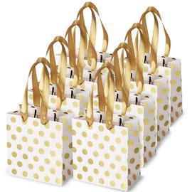 Petits sacs-cadeaux avec poignées en ruban Mini sac cadeau en or pour les  mariages d'anniversaire