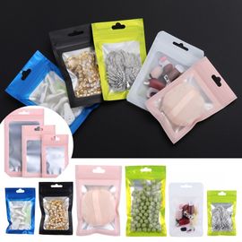 Sac plastique à fermeture éclair mat S M L 20 pièces/pack