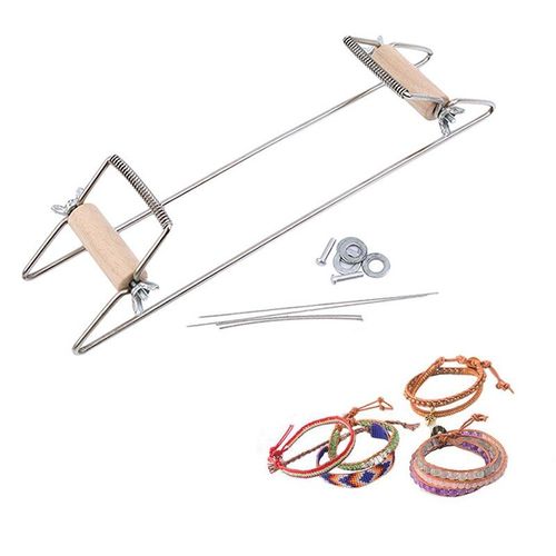 Machine À Tricoter Bricolage Fait À La Main Meilleurs Cadeaux Pour Enfants Tissage En Bois Métier À Perles Pour Bijoux Bracelets Et Colliers