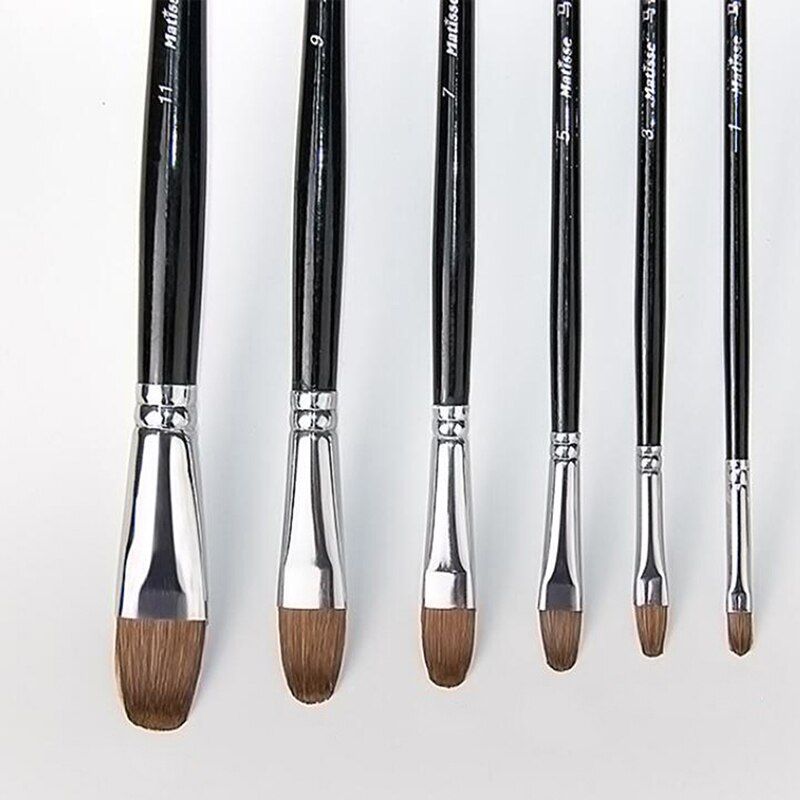 Pinceaux Pour Peinture Acrylique Pinceau Fin Set 12 Pinceaux Peinture Miniature - Poils Synthétique | Pour Acrylique/Huile/Aquarelle/Nail Art Kit Pinceaux Aquarelle Pinceaux Pour Peinture A L'huile