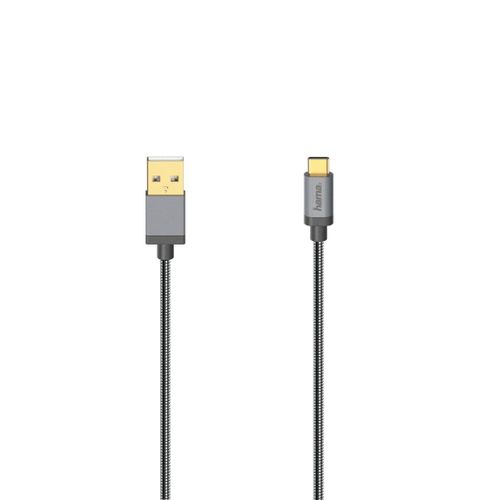 Câble USB-C, USB 2.0, 480 Mbit/s, métal, 0,75 m