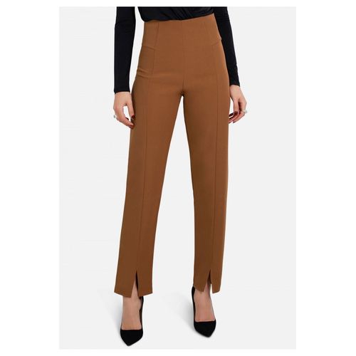 Pantalon Droit Habillé Taille : Femme Marron L