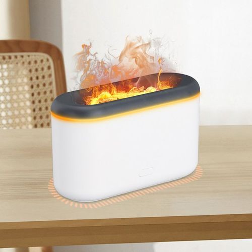 Diffuseur ultrasonique d'arôme et de parfum, humidificateur d'air, brumisateur Led, diffuseur d'huile essentielle, de flamme, de lampe