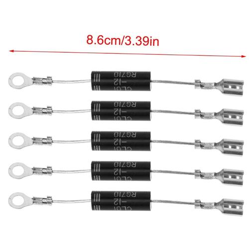 Redresseur à Diode haute tension unidirectionnel, accessoires pour four à micro-ondes, 5 pièces, nouveau