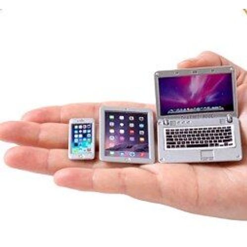 Jouet De Maison De Poupée 1:12, Mini Ordinateur Portable, Tablette, Ipad, Accessoires Adaptés Aux Barbies,Bjd,Blythe, Jouet De Bricolage Pour Enfants