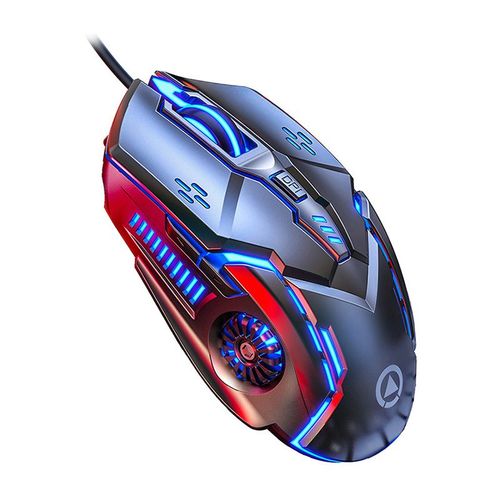 Souris de Jeu Mécanique Filaire à Rétro-Éclairage, Accessoire d'Ordinateur, 6 Touches à Haute Sensibilité, Macro Programmation, Tablette, PC, G5
