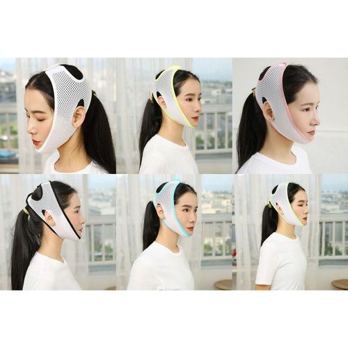 Masque Anti-Ronflement, Dispositif De Sommeil, Petit V, Bandage Facial, Masque Anti-Ronflement, Bandage Serré, Double Menton, 1 Pièce, Couleur Aléatoire 