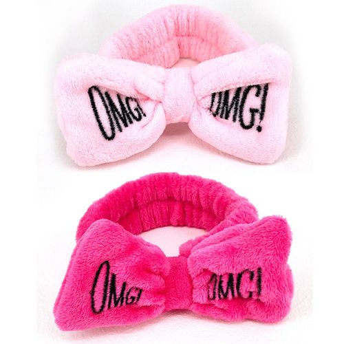 Bandeau En Peluche Pour Le Lavage Du Visage Pour Fille, Accessoire Simple Pour Nettoyage De Maquillage, Produit Pour Automne Et Hiver, 2 Pièces