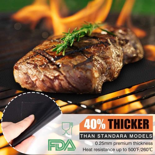 Tapis De Cuisson Antiadhésif Pour Barbecue, 40x33cm, Feuille De Cuisson, Résistant À La Chaleur, Facile À Nettoyer, Outils De Cuisine