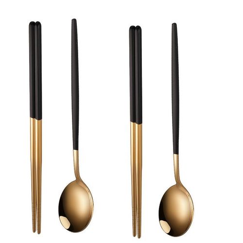 Service De Table Ménager En Acier Inoxydable, 4 Pièces