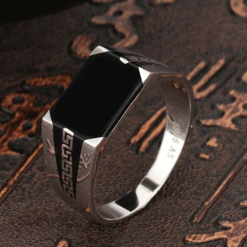 Bague En Argent Massif 100% Pur S925 Pour Homme, Bijou De Caractère, Simple, Dominateur, Élégant, Motif De Ligne De Feu