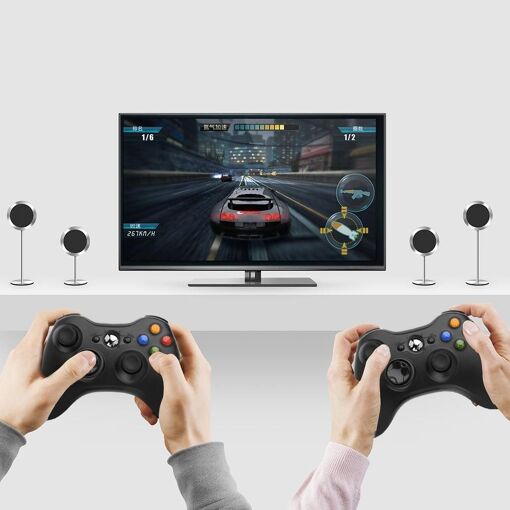Manette De Jeu Sans Fil Pour Pc Xbox360, 2.4g, Compatible Bl... - 2