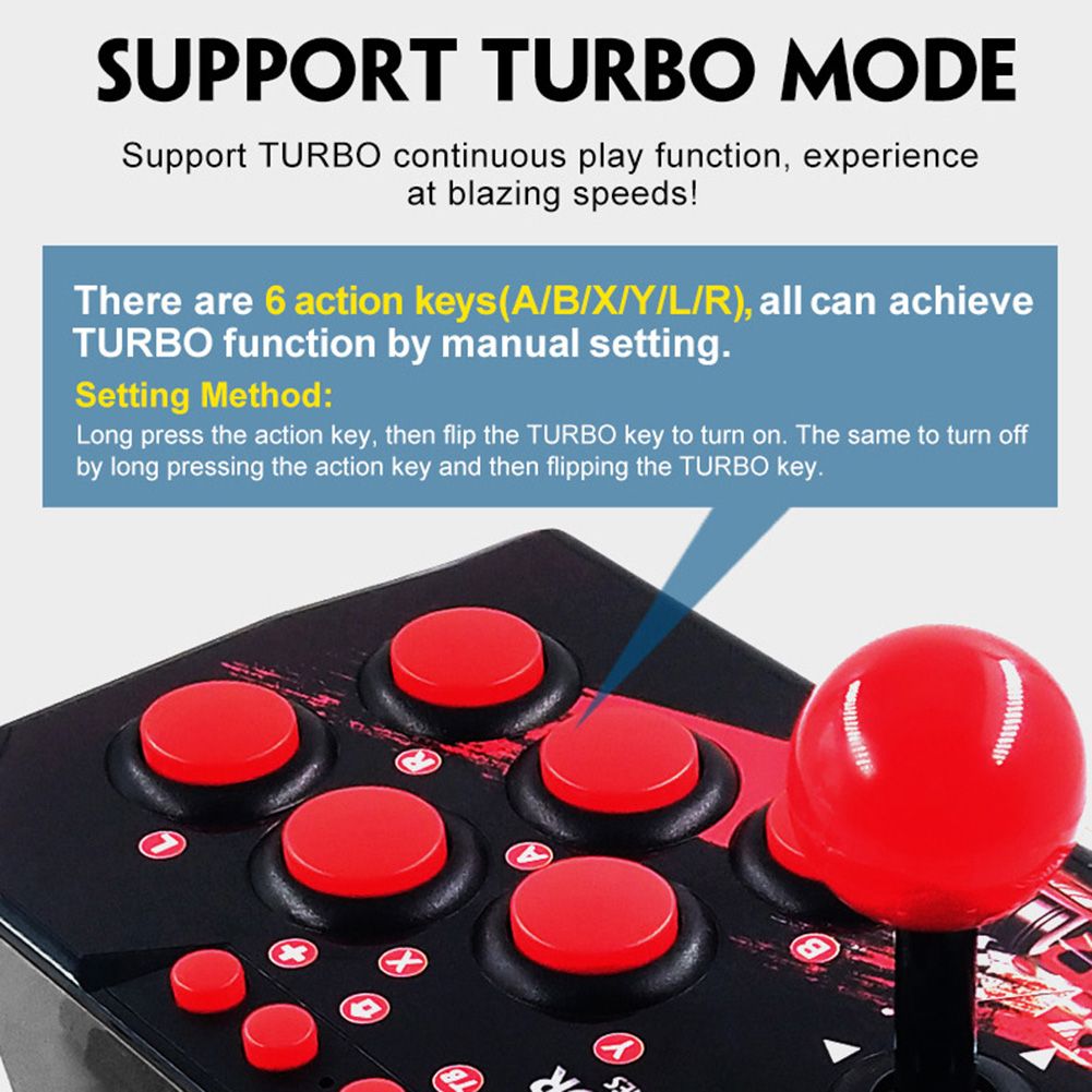 Joystick De Jeu Filaire Usb 4 En 1, Station D'arcade Rtro, ... - 4