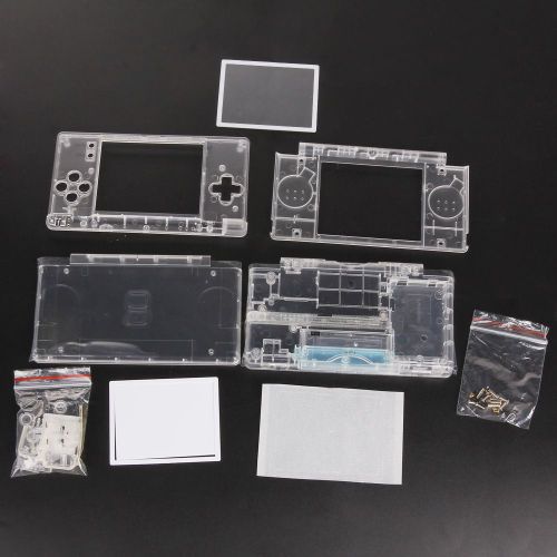 Coque De Remplacement Pour Nintendo Ds Lite, Étui De Pads De Jeu, Coque De Boîtier, Lentille D'écran Transparente, Boîtier Complet, Dsl, Dsl