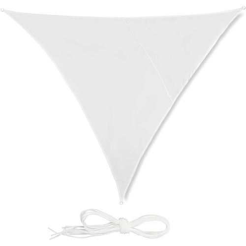 Voile D'ombrage Triangle 4 X 4 X 4 M Blanc Helloshop26 13_0002938_2