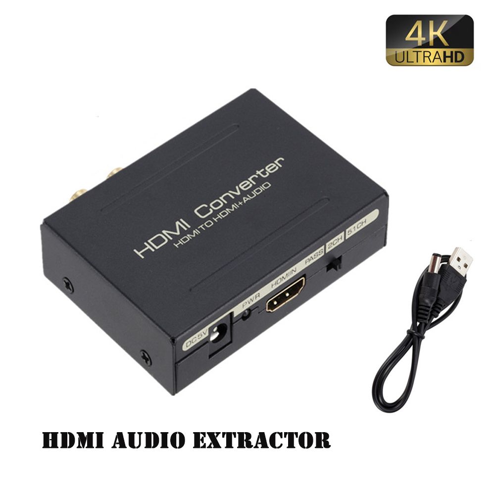 Convertisseur extracteur Audio, adaptateur optique RCA SPDIF...