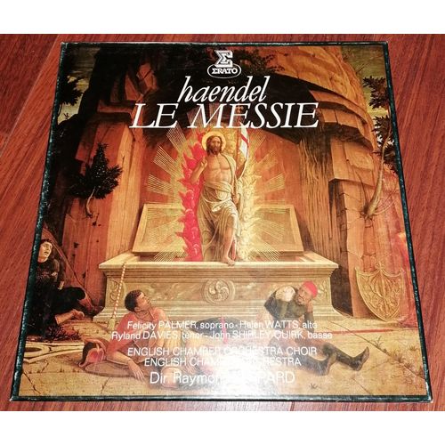 Coffret 3 Lp Haendel - Felicity Palmer, Helen Watts, Ryland Davies, John Shirley-Quirk / The English Chamber Orchestra Chorus, English Chamber Orchestra , Dir. Raymond Leppard ‎ Le Messie