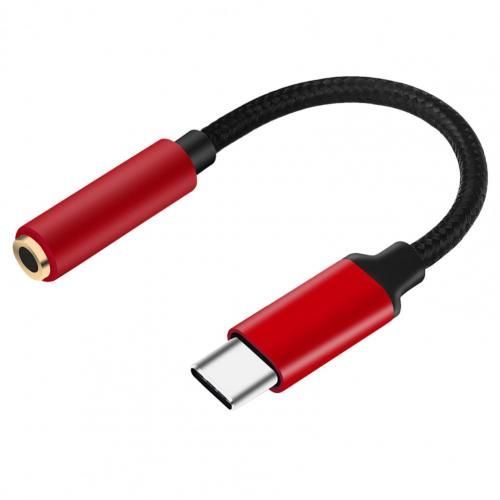 Adaptateur Audio plaqué or TP-1, décodage numérique DAC, Mini câble convertisseur de Type C mâle à 3.5mm femelle pour écouteurs AUX