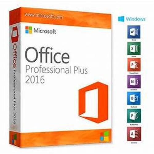 Microsoft Office 2016 Professionnel Plus - Licence En Téléchargement