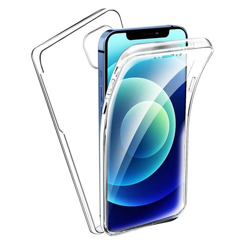 Coque Avant Et Arrière Silicone Pour Apple Iphone 12 Mini 5.4" 360° Protection Intégrale - Transparent