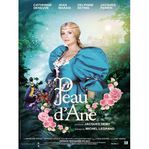 Peau D Âne - Véritable Affiche De Cinéma Roulée - Format 40x60 Cm - De Jacques Demy Avec Catherine Deneuve, Jean Marais, Delphine Seyrig, Jacques Perrin, Micheline Presle - 1970 Réédition 2020