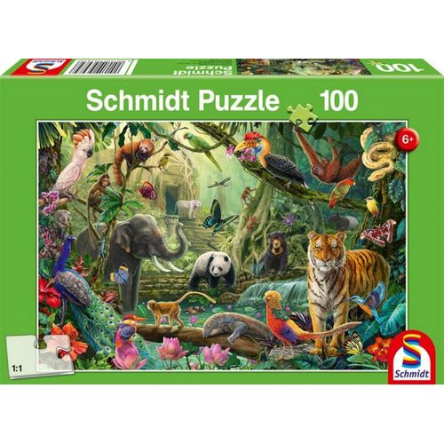 Puzzles Les Animaux De La Jungle, 100 Pcs