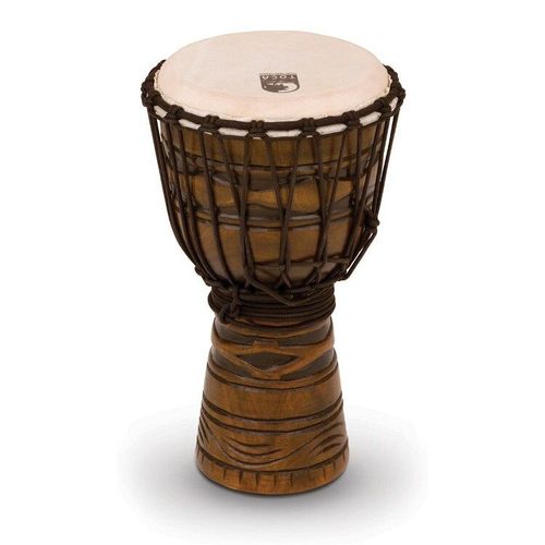 Toca Todj-8am Origins Series Djembe African Mask 8 Pouces