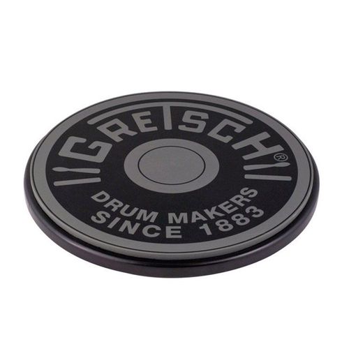 Gretsch Drums Grepad12g Round Badge Pad D'entraînement 12 Pouces Gris