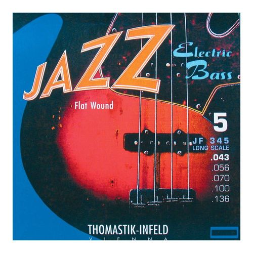 Thomastik-Infeld Jf345 Jazz Flat Wound Long Scale 5 Cordes