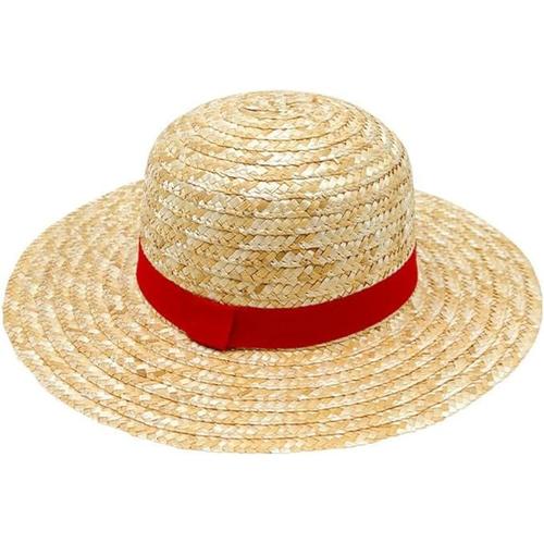 Chapeau Luffy One Piece - Casquette Pirate En Paille, Cosplay Anime Manga, Idéal Pour Carnaval & Festival