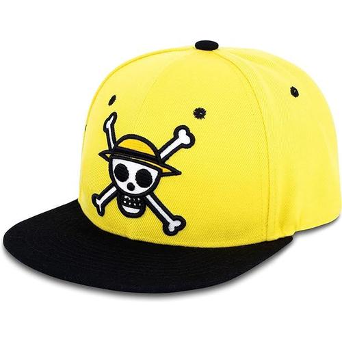 Anime One Piece Casquette De Baseball Pour Homme Réglable En Coton Brodé Chapeau Snapback En Coton