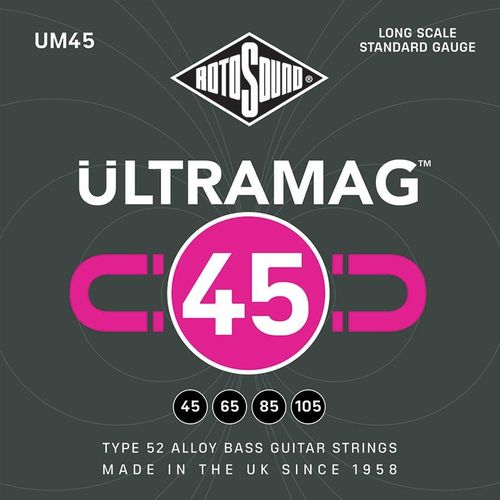 Rotosound Ultramag Um45 Jeu De Cordes Pour Basse Électrique