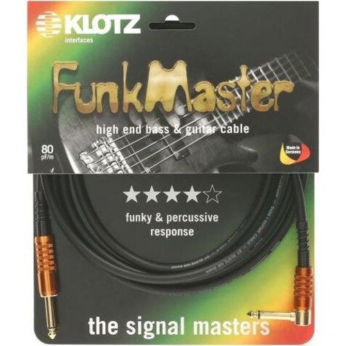 Klotz Tm-R0600 Funkmaster Câble Instrument Tm Stevens 6 Mètres, Droit-Coudé